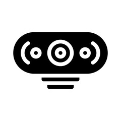 gaming webcam glyph icon