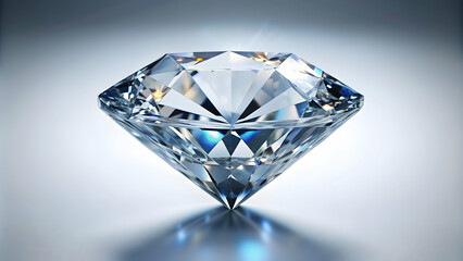 Dazzling diamond isolated on white background, sparkling, precious, gemstone, luxury,clear, beautify, elegance, jewelry