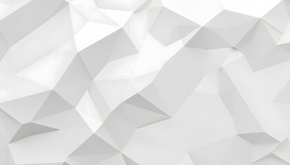 Creative gray polygonal on white background isolated with white highlights, png