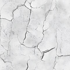 Obraz premium Cracked white wall texture