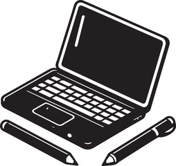 Adobe Illustrator Artwork old laptop 