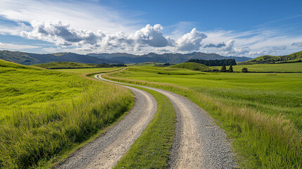 A breathtaking view of the Swiss Alps showcasing snow-capped peaks, lush green valleys, and a serene lake under a clear blue sky.