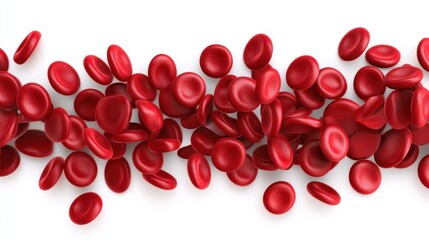 Red Blood Cells Microscopic View  Scattered  Healthcare  Medical  Biology  Science