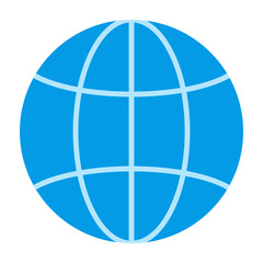 Globe Vector Line Icon Design