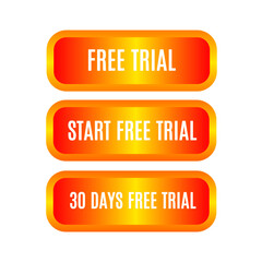 Fototapeta premium illustration of a set of colorful stickers