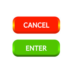 buttons for web vector