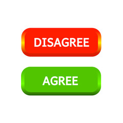 agree disagree icon button