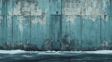 opaque and cold wall of brambles