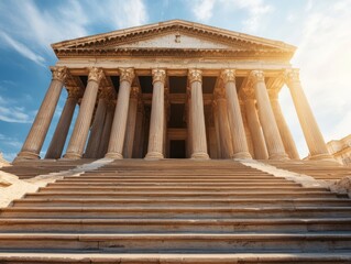 Fototapeta premium Explore Ancient Wonders A Day of Guided Tours to Historic Monuments, Discover the Rich History and Architectural Marvels of This Iconic Landmark