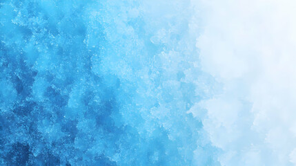 Fototapeta premium Abstract Blue and White Background with Ice Texture, Grainy Surface, Blurry, Winter Texture, Frozen Water