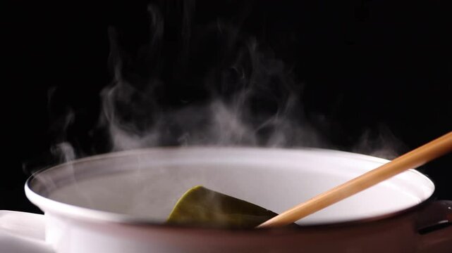 昆布だしを取る