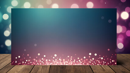  Artifical Intelligence generated bokeh abstract light background. Festive Background With