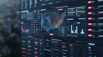Crime Forecasting: A Visual Representation of High-Risk Areas. Technology,AI,machine learning,law enforcement,police,security,cybercrime,terrorism.