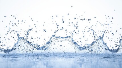 Water Splash  Blue Liquid  Droplets  Ripples  Clean Water  Refreshing  Texture  Background