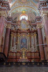 Fara Poznan (Polish: Fara Poznańska) main altar, baroque architecture - taken with a Nikon SLR camera, 24 Mpix matrix