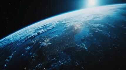 Obraz premium Awe-Inspiring Earth from Space