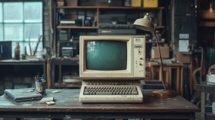 old school computer terminal