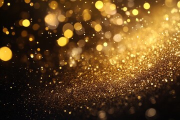 Abstract golden glitter sparkle background