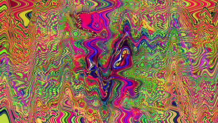 A stunning abstract design showcases a captivating mix of swirling colors and patterns that evoke a sense of movement and energy, drawing the viewer in with its vibrancy