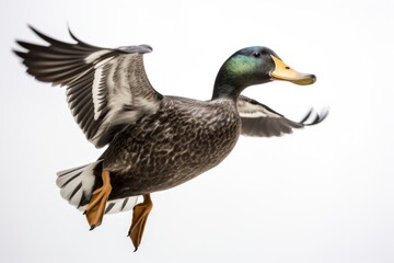 Obraz premium Duck animal flying bird.