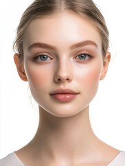 Fototapeta premium Elegant and Youthful Female Portrait