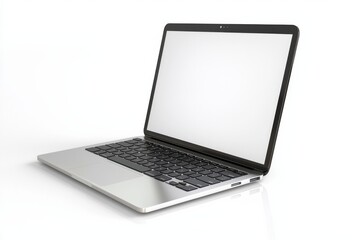 Laptop Mockup on Isolated white background created with Generative AI