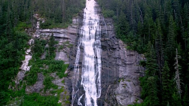 Glacier waterfall Blue Lakes Hazelton, BC