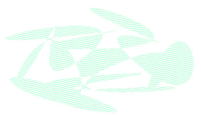 Abstract white background with light green textured shapes and copy space.