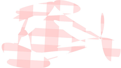 Abstract white background with light red textured shapes and copy space.