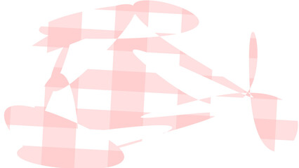 Abstract white background with light red textured shapes and copy space.