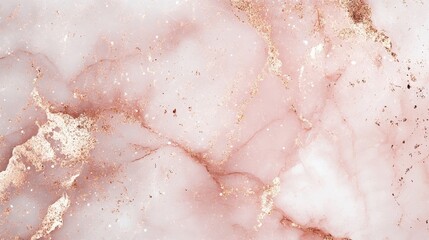 Fototapeta premium A soft pink marble texture with gold accents, ideal for backgrounds or design projects.