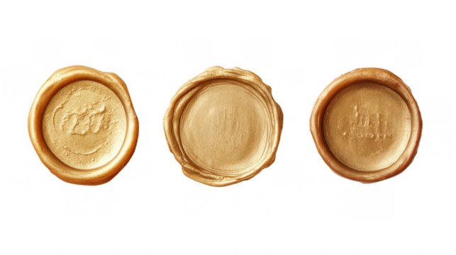 Golden Wax Seal Set