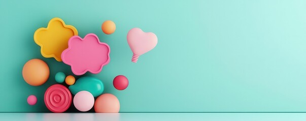 Personalized marketing content, emails and ads tailored for specific user profiles, 3D illustration