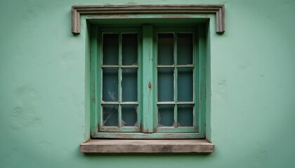Fototapeta premium Charming vintage window with a hint of history