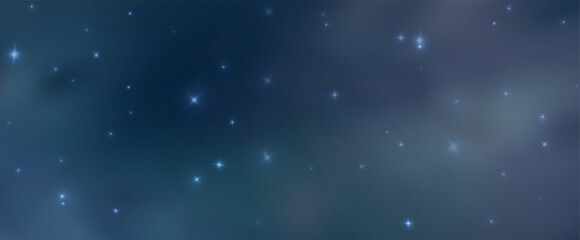 Starry sky background, starry universe, Milky Way galaxy png. Background of beautiful cosmic nebula.	