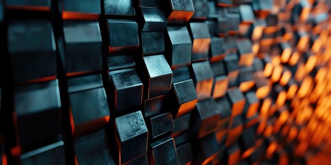 Obraz premium Dark Industrial Texture