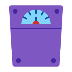 Weight Scale Vector Flat Icon Design