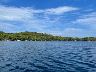tropical island with sky