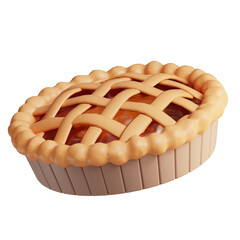 3d pie cake