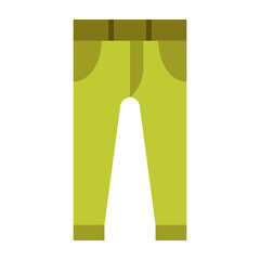 Naklejka premium Trousers Vector Flat Icon Design