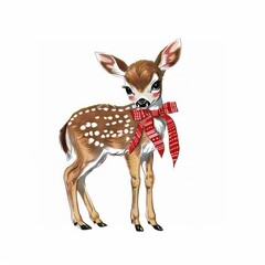 Reindeer baby wildlife animal mammal.