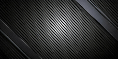 Obraz premium Black geometric background with dark gray diagonal lines and simple shapes, geometric, abstract, background, dark