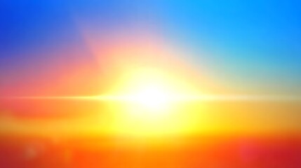 Fototapeta premium Beautiful Sunset Sky Gradient Background