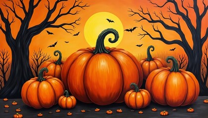  Autumns Glow  A Pumpkin Patch Twilight