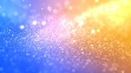 Fototapeta premium Abstract Blue Orange Bokeh Background