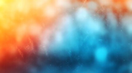 Fototapeta premium Abstract Blurred Background with Orange and Blue Colors