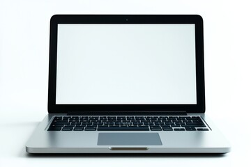 Fototapeta premium Laptop Mockup on Isolated white background created with Generative AI