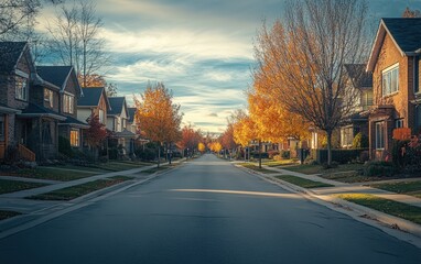clean and beauty suburband street 