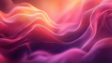 Fototapeta premium Swirling abstract colors blend softly in a mesmerizing display of hues showcasing vibrant pinks and purples against a glowing background