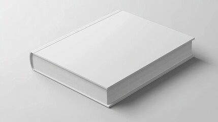 Obraz premium This is a blank book cover design. It's perfect for showcasing your designs for promotions, catalogs, brochures, and magazines. You can easily add your own text and images to this design.